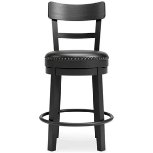 Valebeck - Full Back Swivel Stool - Best Buy Furniture