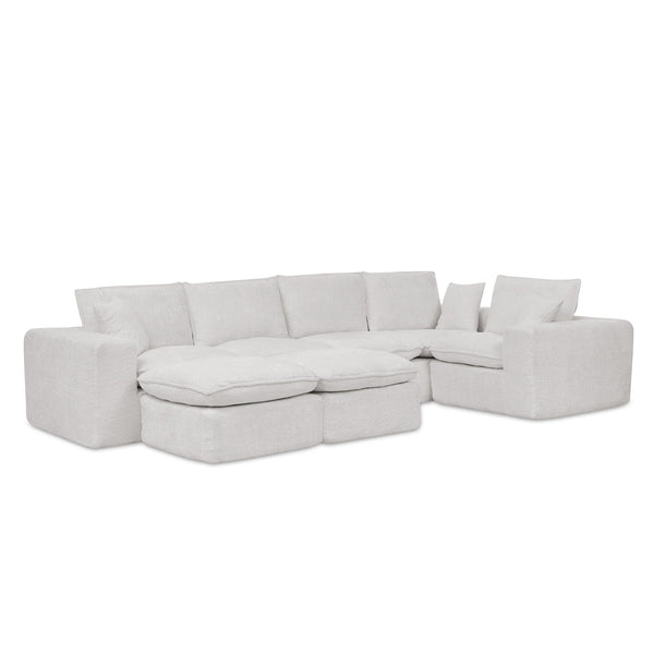 Sectional Sofa With Moveable Ottoman