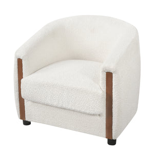 31.8" Modern Curved Barrel Accent Chair