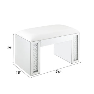 Nysa Rectangular Armless Stool