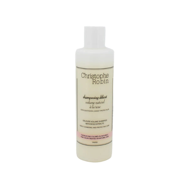 Christophe Robin Delicate Volume Shampoo w Rose Extracts 8.33oz - New