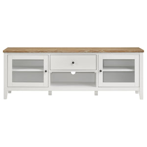 Evanston - 2 Door Stand - White