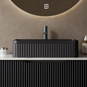 20'' Rectangular Striped Vessel Sink