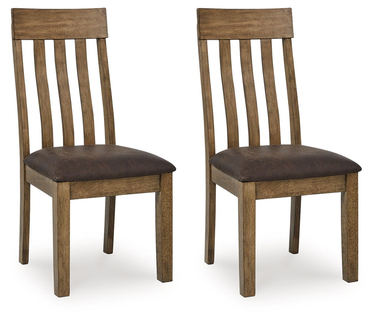 Urbinforte - Dining Upholstered Side Chair (Set of 2) - Light Brown