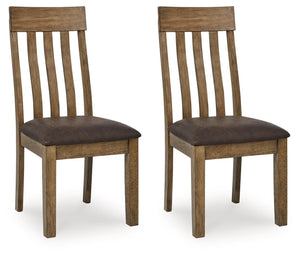Urbinforte - Dining Upholstered Side Chair (Set of 2) - Light Brown