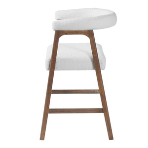 26'' Seat Height Bar Stools with Back - Set of 2