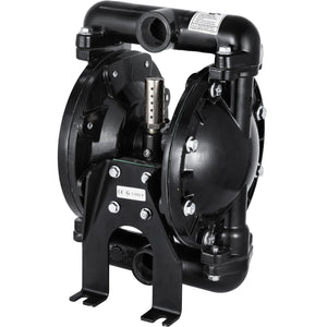 Air-Operated Double Diaphragm Pump 1 Inch Inlet Outlet Aluminum 35 GPM Max 120PSI