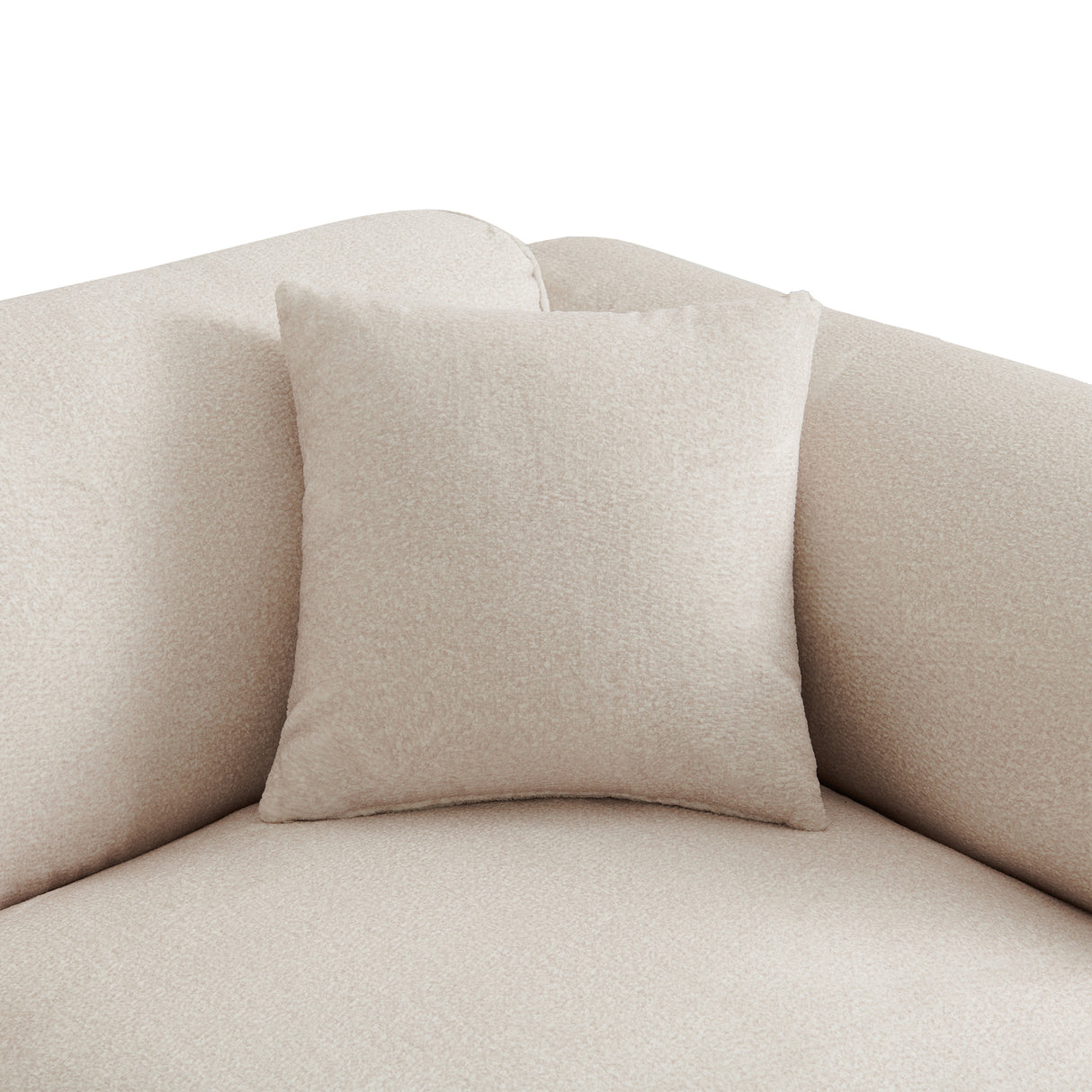 U_Style Luxury Living Room Double-Needle Cut Velvet Sofa