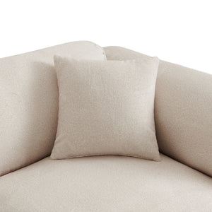 U_Style Luxury Living Room Double-Needle Cut Velvet Sofa