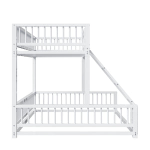 Bunk Bed With Ladder And Safety Guardrails