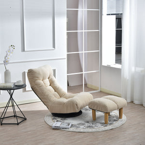 Adjustable Japanese Reclining Floor Chair Sofa With Metal Frame For Living Room