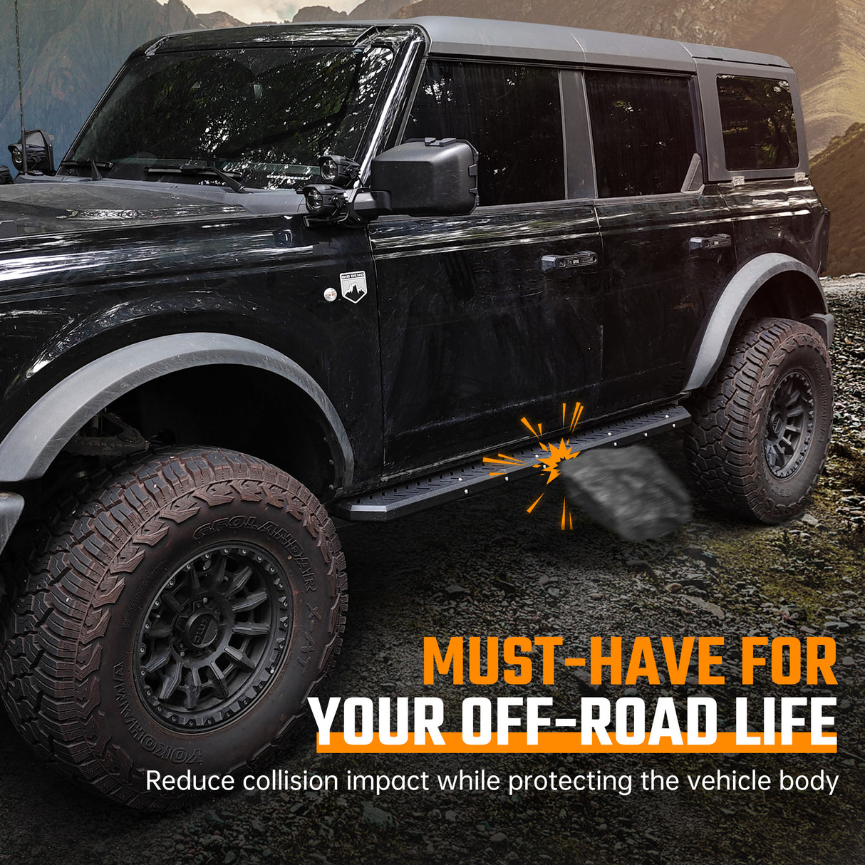 Running Boards for Ford Bronco 4 Door (2021-2026)