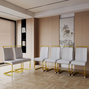 Side Dining Room Chair, Padded Seat High Back