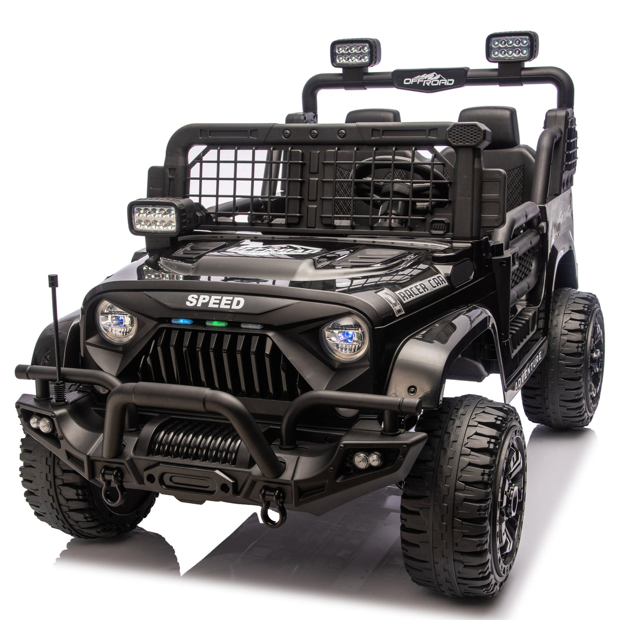 24V 100W Two-Seater Kids Ride On Car with Remote Control