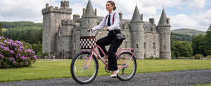 26 Inch 7-Speed City Commuter Bike with Lock & Detachable Basket