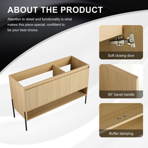 Freestanding Bathroom Vanity & Soft Close Cabinet Doors