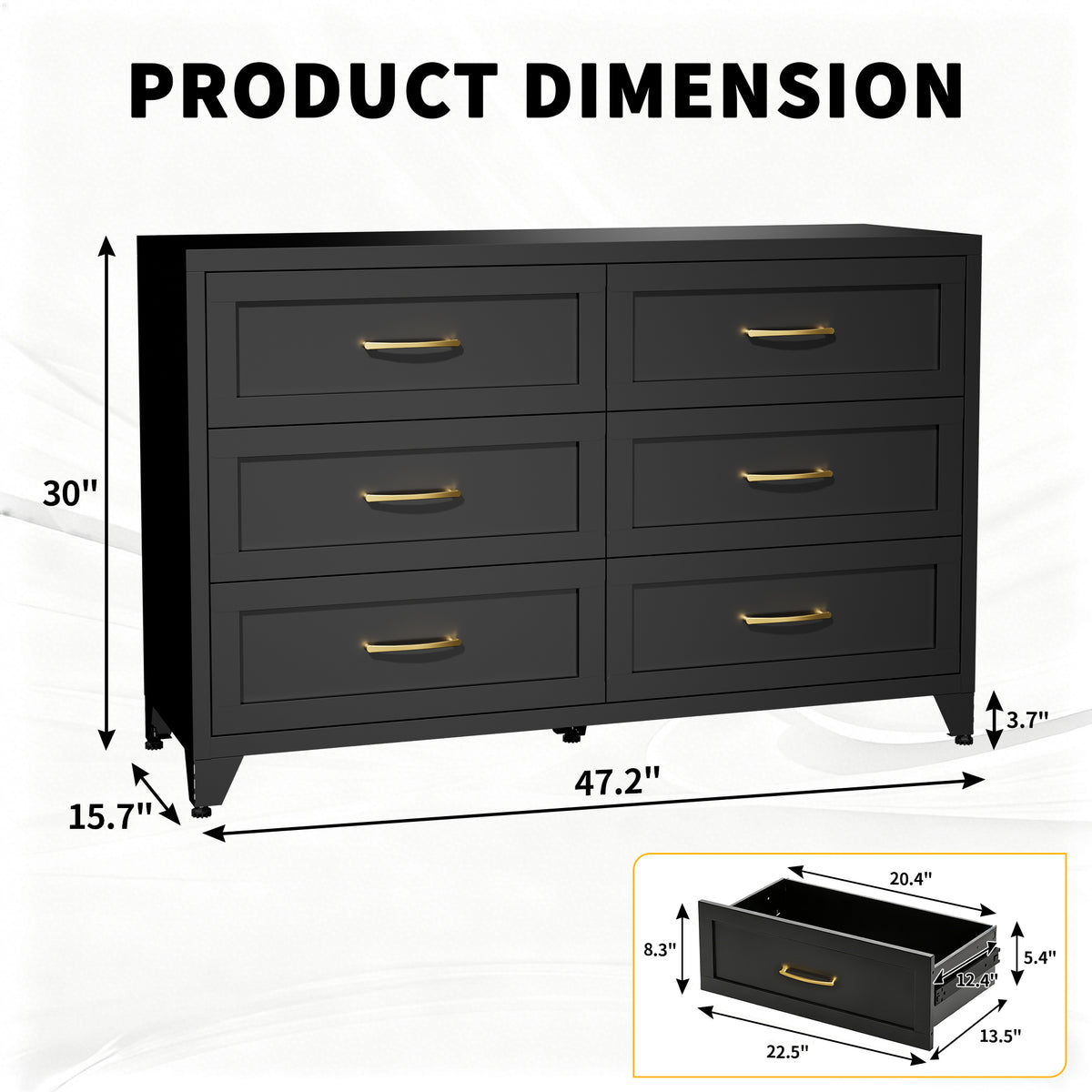 6 Drawer Dresser for Bedroom