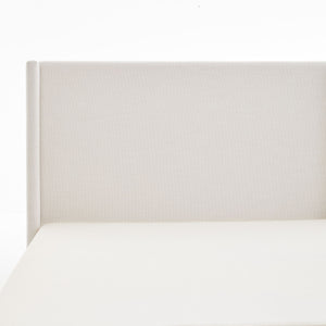 Hosford - Minimalist Upholstered Wingback Bed