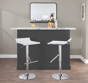 Mirage Ale - Contemporary Adjustable Bar Stool