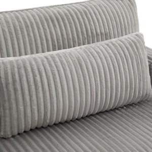 Modern Loveseat Sofa With 4 Pillows