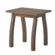 Kinesis - Outdoor Side Table With Slatted Top And Wood Frame - Best Buy Furniture