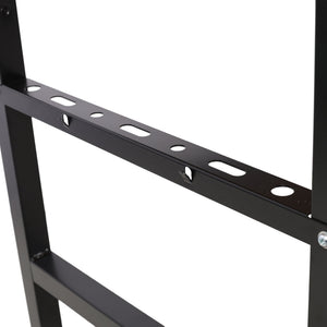 Portable Folding Work Table With Measuring Tape And Angle Finder Steel - Black