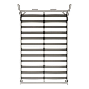 Queen Size Vertical Murphy Wall Cabinet Folding Bed With Automatic Legs - Gray