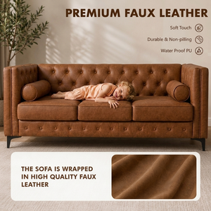 Elegant Button Tufted Sofa