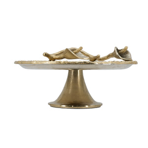 Calla Lily Decorative Pedestal Tray