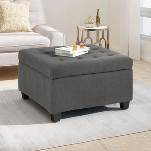 Isabella - Contemporary Ottoman With Storage - Best Buy Furniture