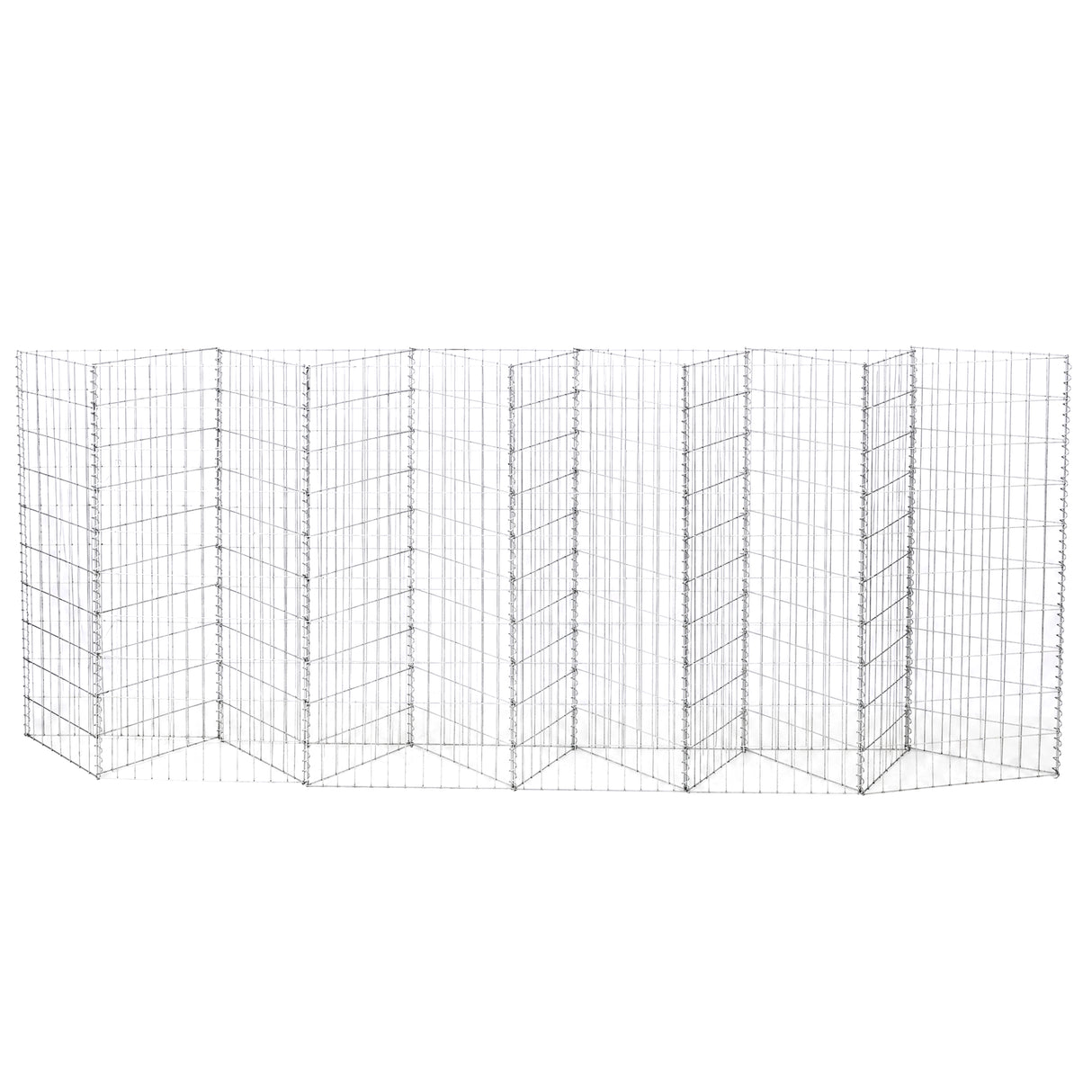 Galvanized Steel Tall Gabion Basket with Multiple Compartments
