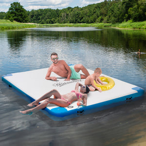 Outsunny Water Inflatable Floating Dock