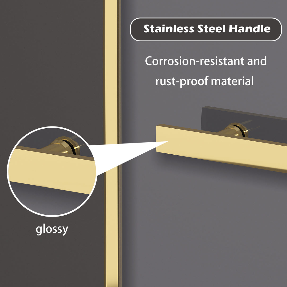 Dual Sliding Frameless Shower Door 56-60 in W x 75 in H