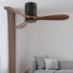 42-Inch Flush Mount Ceiling Fan Without Light