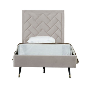 Crosby - Bed With Upholstered Headboard And Slats