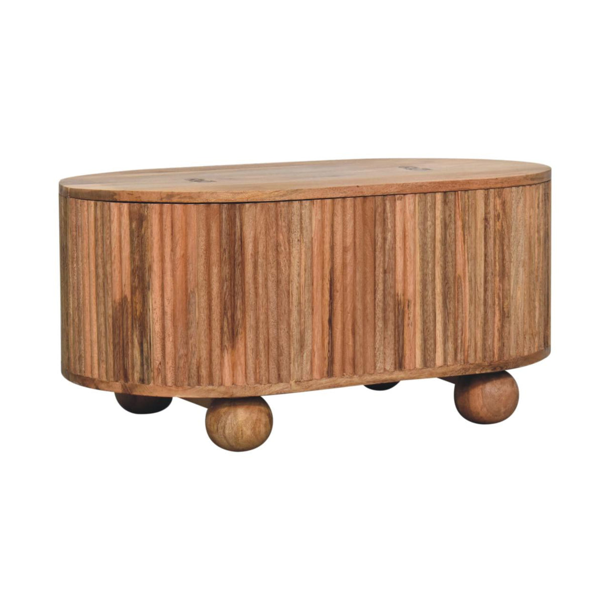 Solid Wood Soba Ball Lid-Up Coffee Table