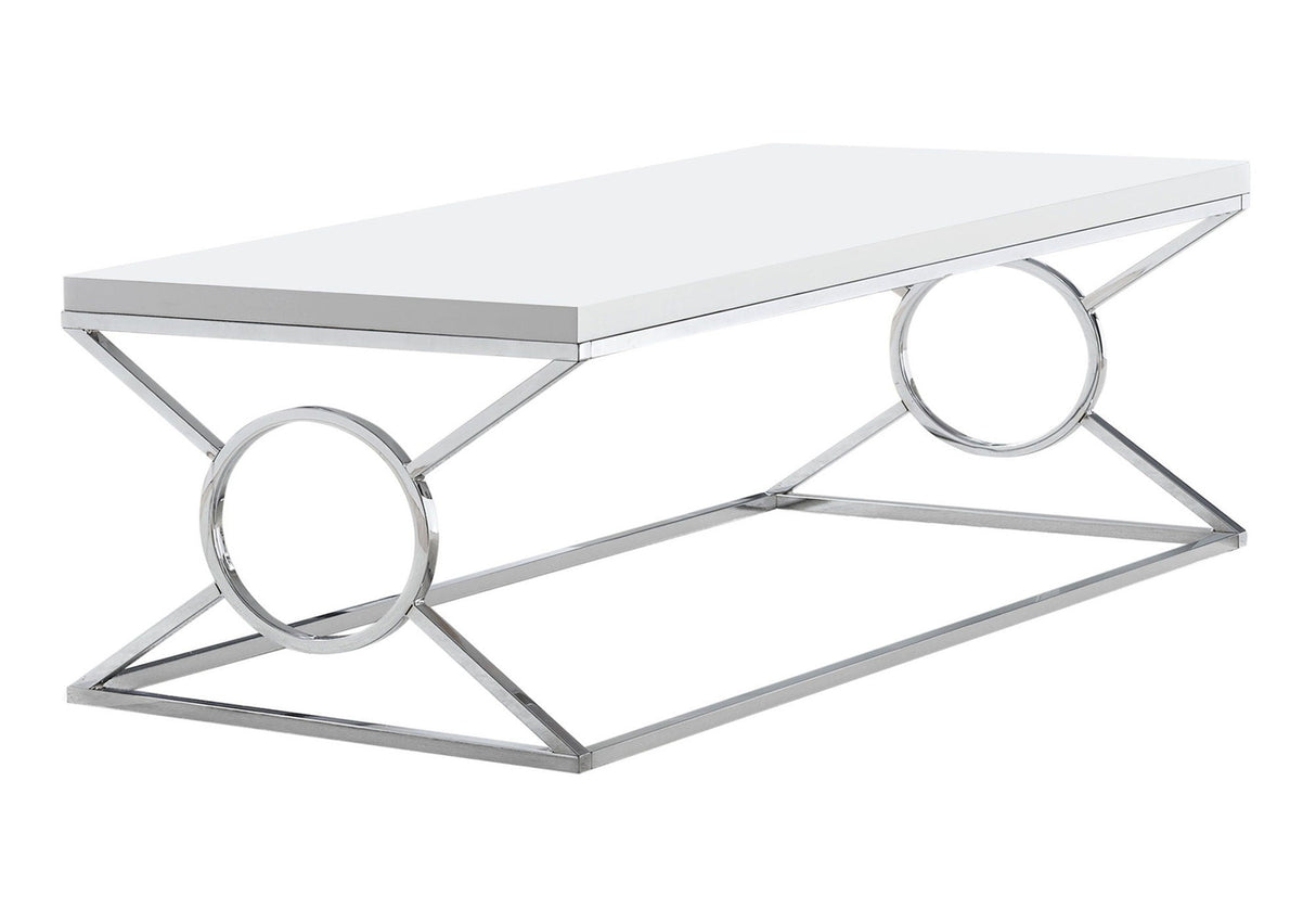 Table, Rectangular, Glossy Contemporary & Modern - White - Best Buy Furniture