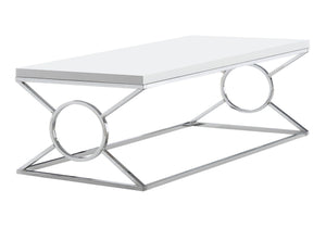 Table, Rectangular, Glossy Contemporary & Modern - White - Best Buy Furniture