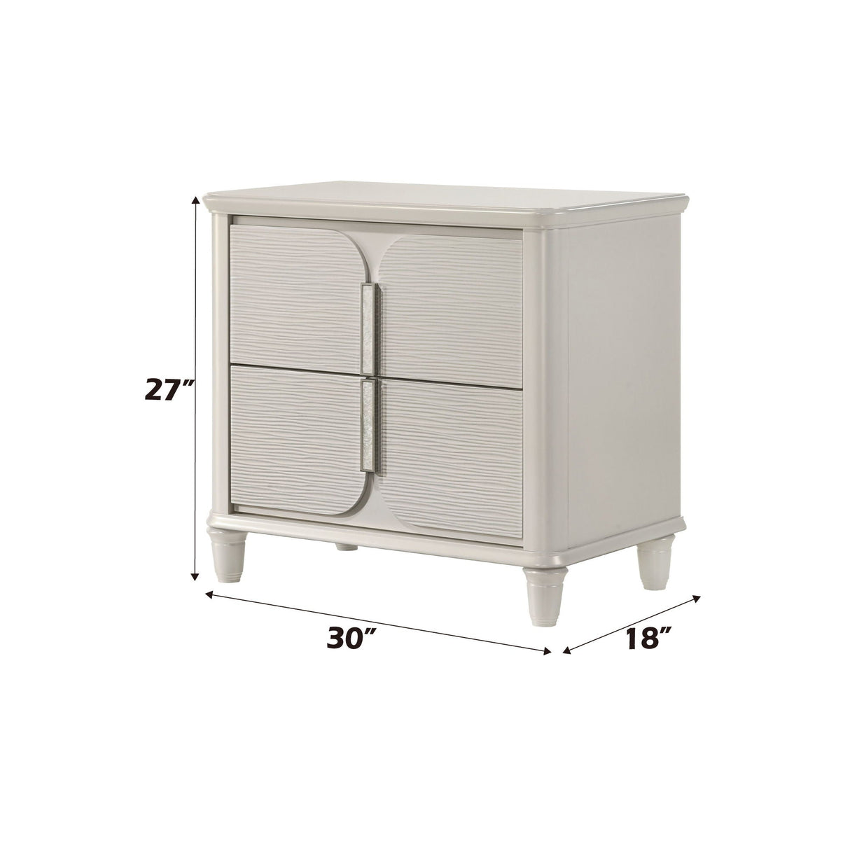 Laveda - Nightstand - White - Best Buy Furniture