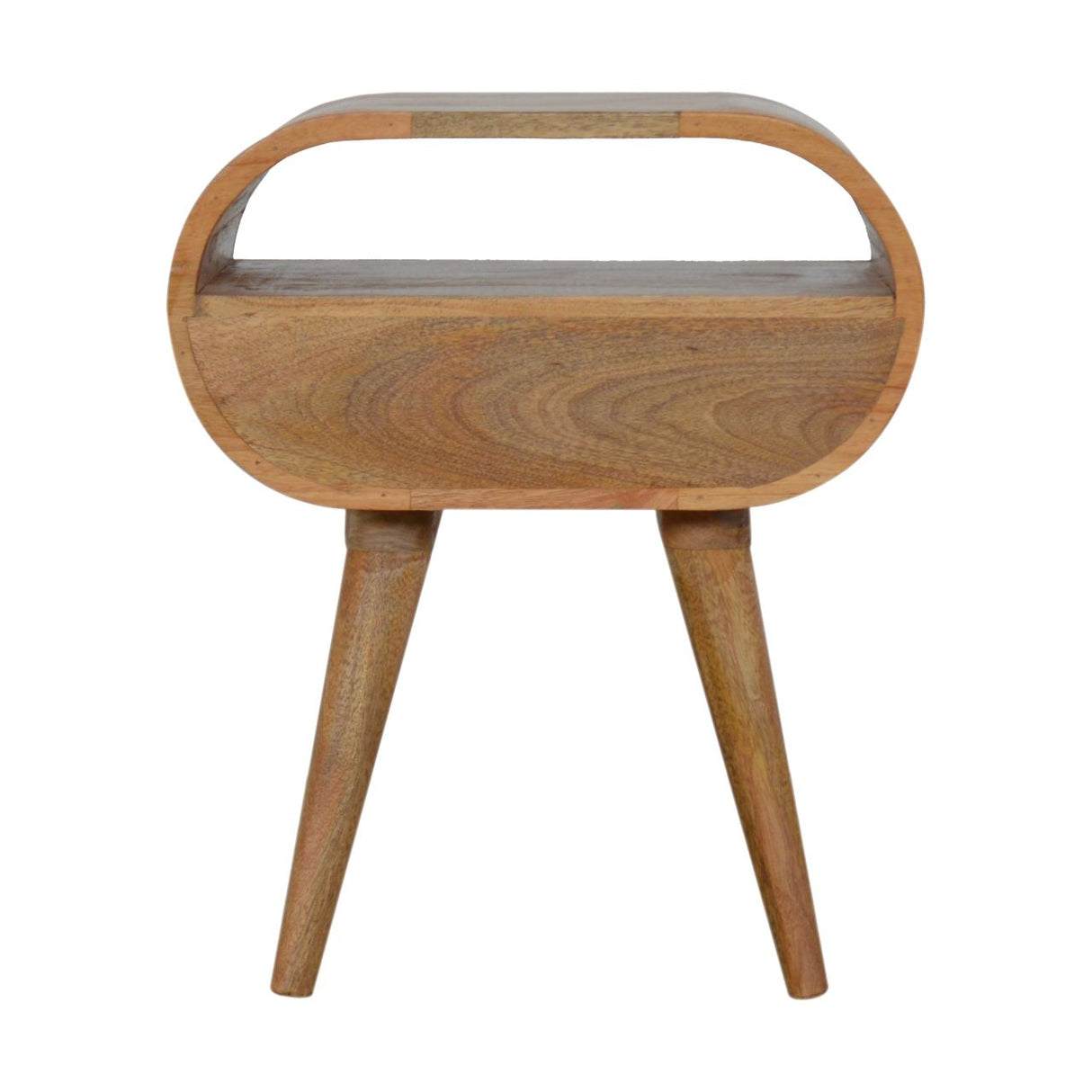 Circular Open Bedside Nightstand