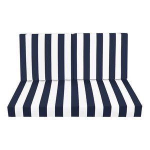 Outdoor Deep Seat Waterproof Replacement Patio Chair Cushions (Set of 2)