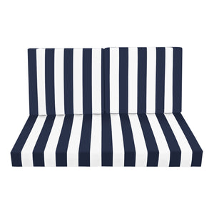 Outdoor Deep Seat Waterproof Replacement Patio Chair Cushions (Set of 2)