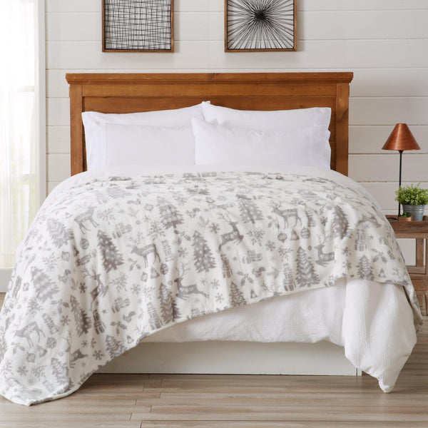 Velvet Throw Blanket - Pearl Collection