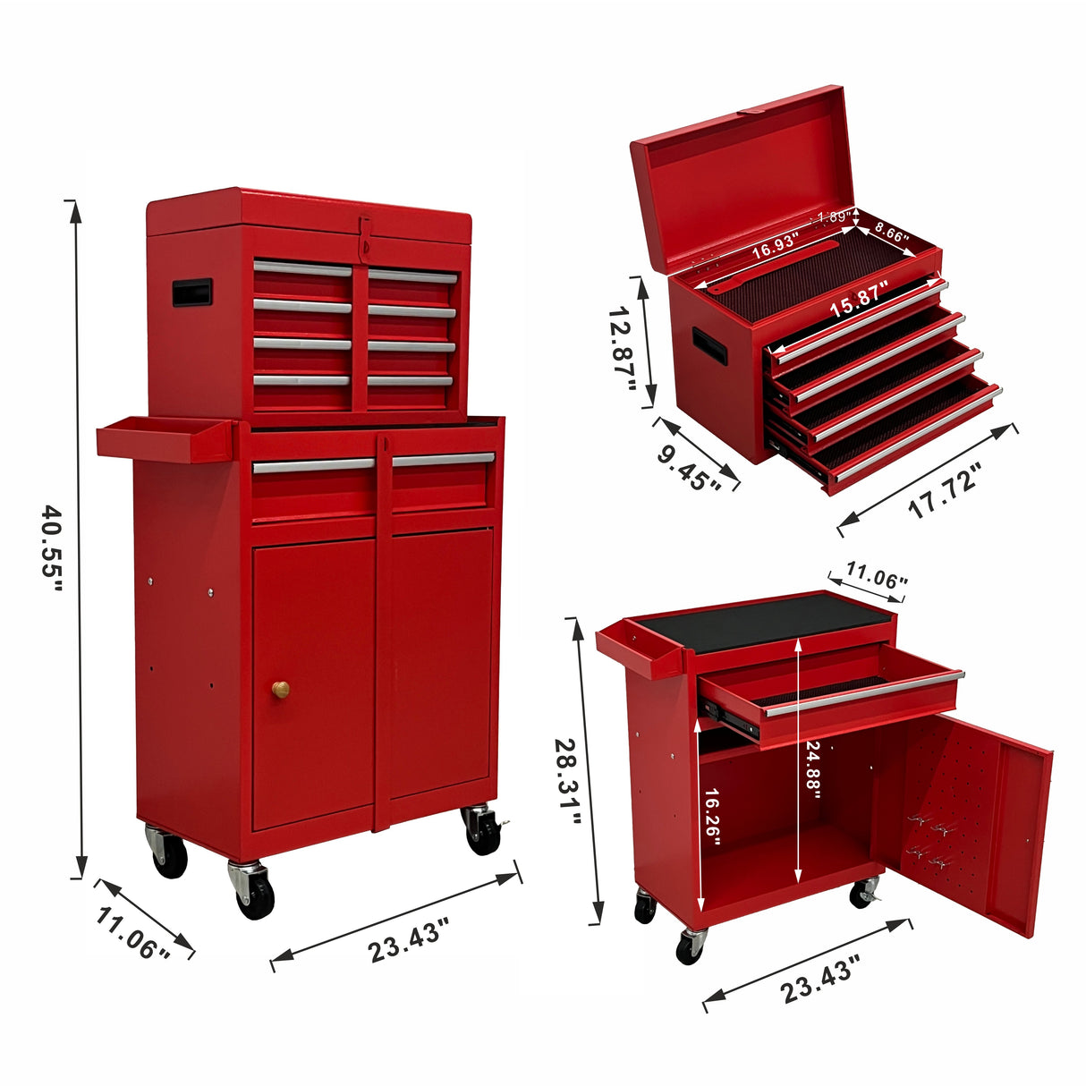 5-Drawer Rolling Tool Chest