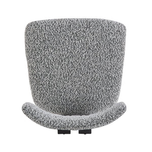 Modern Upholstered Armless Dining Chairs With Metal Legs