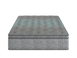 Restonic comfort care 12' hybrid euro top mattress, individual pocketed coil mattress , plush comfort