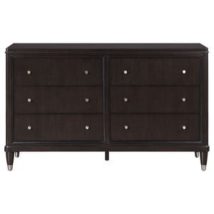 Niguel - 6 Drawer Dresser - Brown