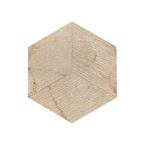 Hexagon Natural Marble Polished Tile For Wall And Floor (Set of 12)