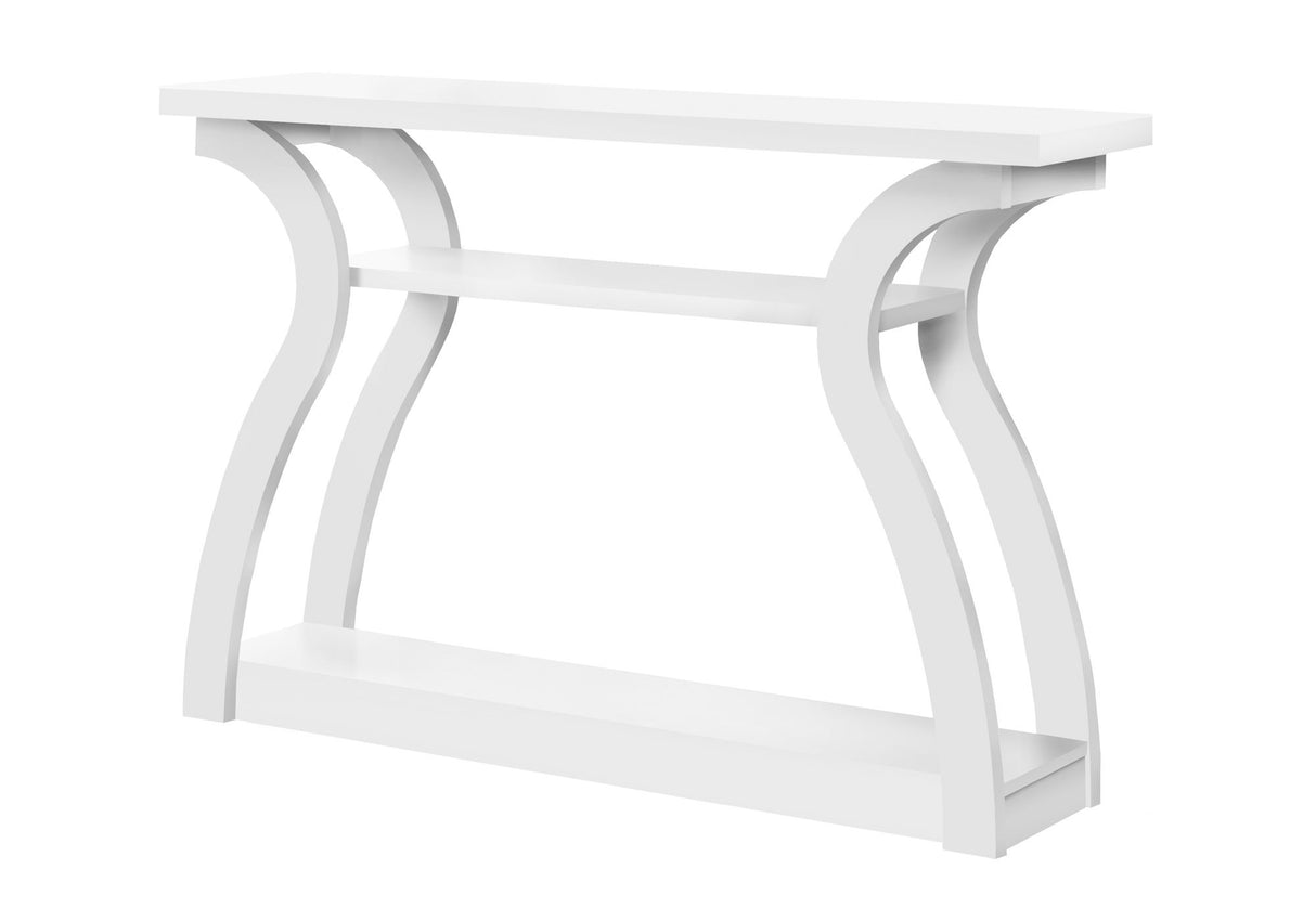 Accent Console Table For Entryway, Unique Curved Design - Best Buy Furniture