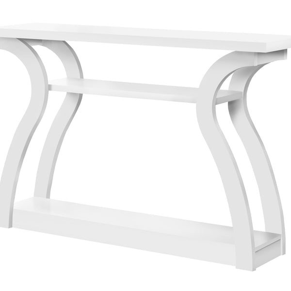 Accent Console Table For Entryway, Unique Curved Design - Best Buy Furniture